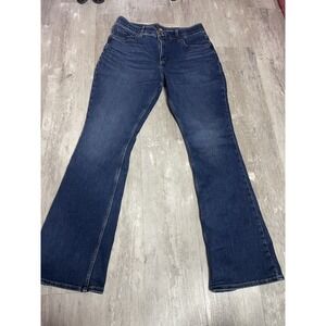 Lee Comfort Stretch Waistband Jeans Women 30x32  Boot Cut Denim‎ Pants E0113